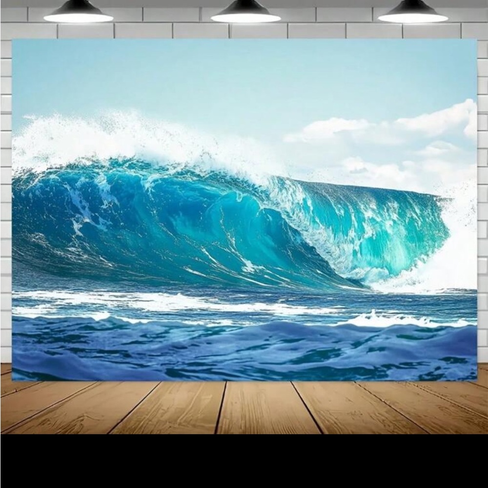Ocean Wave backdrop